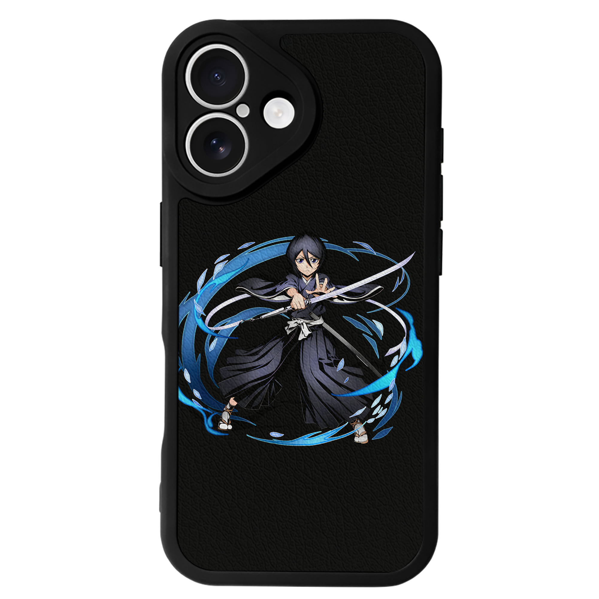 （画像用） ブリーチ 朽木ルキア BLEACH Kuchiki Rukia 【iPhone 16シリーズ対応】シリコンスマホケース（レザー調） 材質：シリコン
